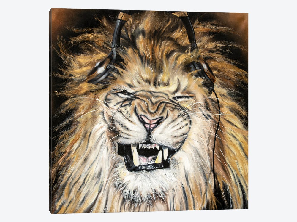 Lion by Bobby Vandenhoorn 1-piece Canvas Art