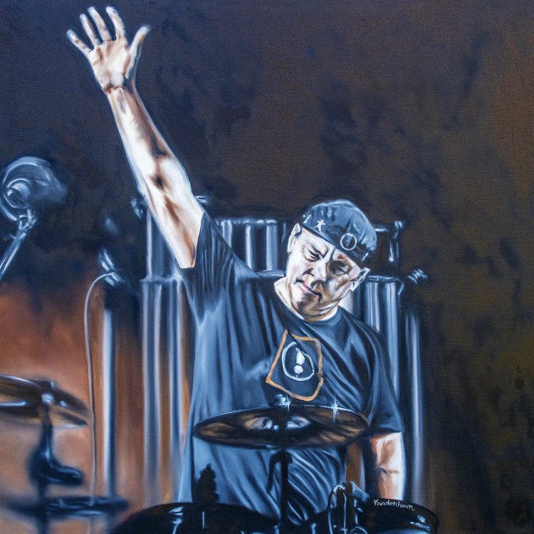 Neil Peart by Bobby Vandenhoorn wall art