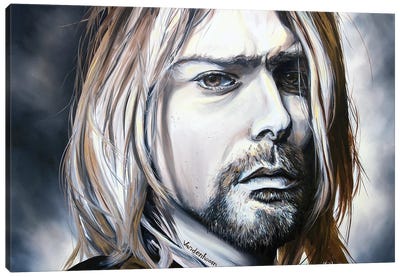 On A Plain Canvas Art Print - Nirvana