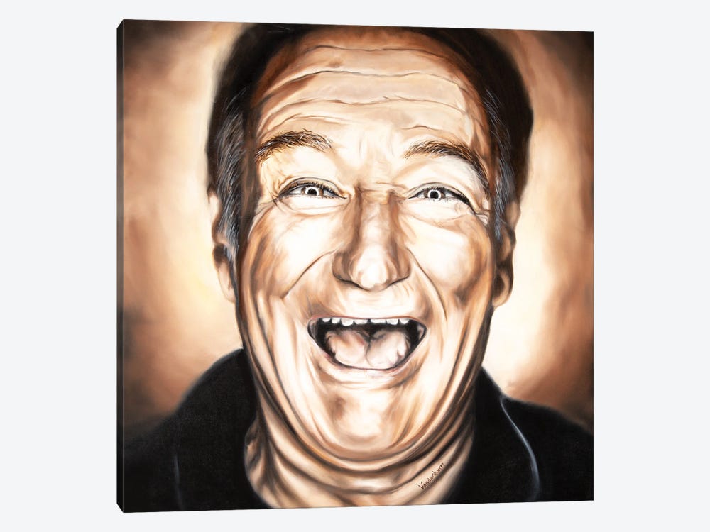 Robin Williams by Bobby Vandenhoorn 1-piece Art Print