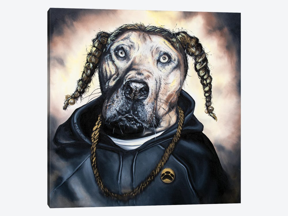 Snoop Dog Dog by Bobby Vandenhoorn 1-piece Canvas Wall Art