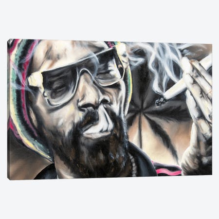 Snoop Gin And Juice Canvas Print #BYV45} by Bobby Vandenhoorn Canvas Print