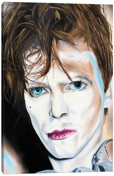 Ashes To Ashes Canvas Art Print - David Bowie