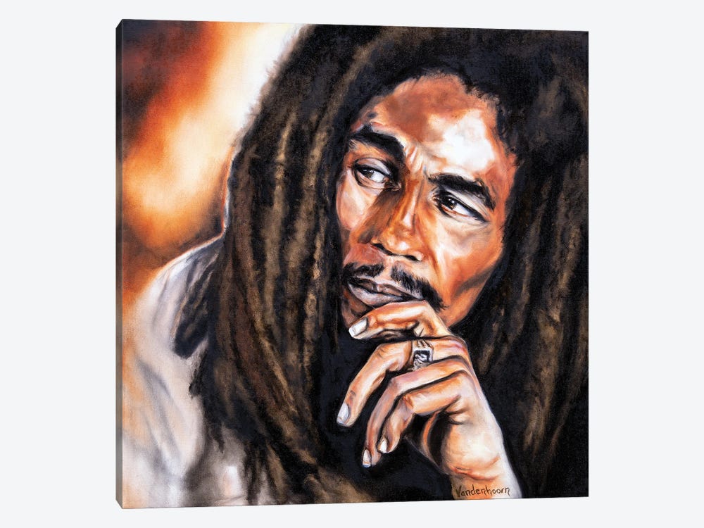 Bob Marley by Bobby Vandenhoorn 1-piece Canvas Art