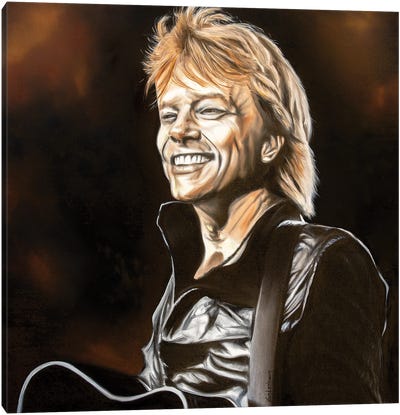 Bon Jovi Canvas Art Print - Bobby Vandenhoorn