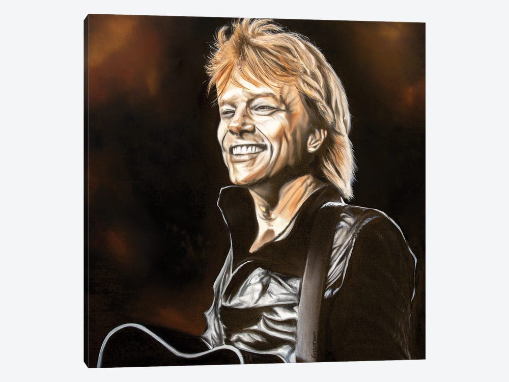 Bon Jovi by Bobby Vandenhoorn 1-piece Canvas Print