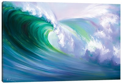 Fresh Wave Canvas Art Print - Ocean Art