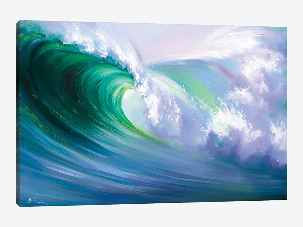 Fresh Wave by Bozhena Fuchs 1-piece Canvas Art