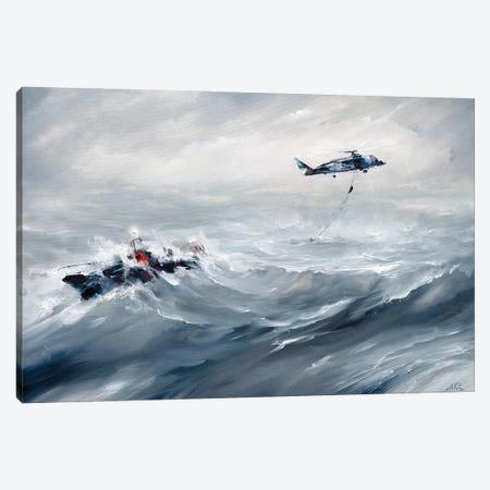 A Rescue Mission Canvas Print #BZH113} by Bozhena Fuchs Canvas Art
