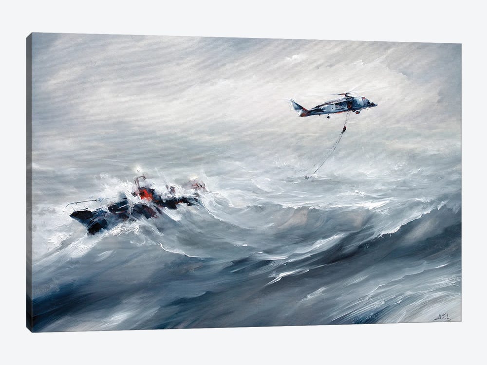 A Rescue Mission by Bozhena Fuchs 1-piece Canvas Print