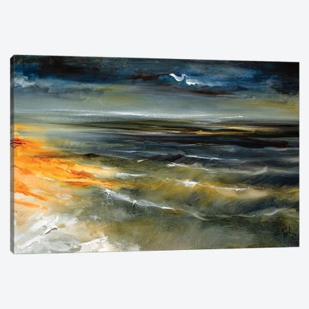 The Rough Sea Canvas Print #BZH115} by Bozhena Fuchs Art Print