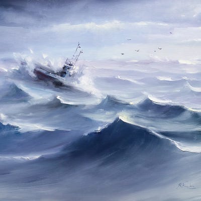 Early Morning Walk by Bozhena Fuchs framed wall art