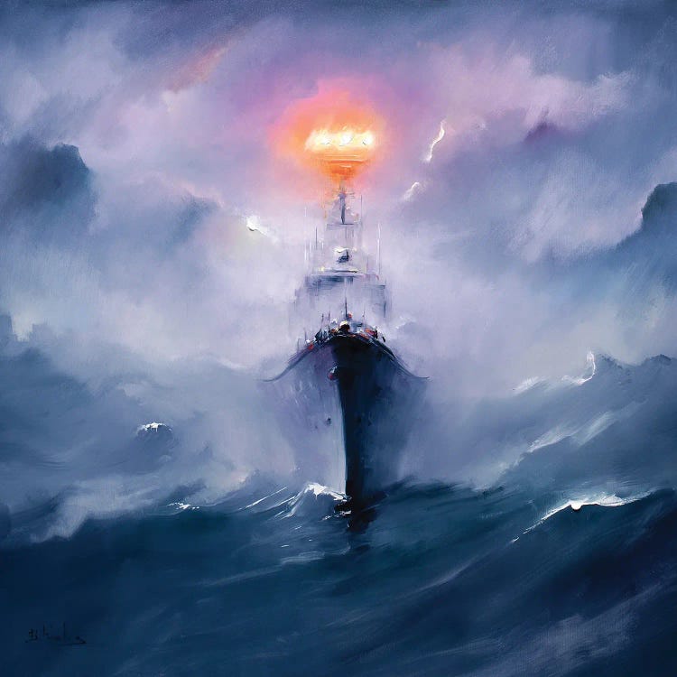Steady On Your Course by Bozhena Fuchs wall art