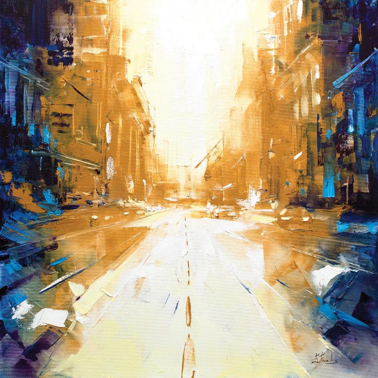 City Abstract by Bozhena Fuchs wall art