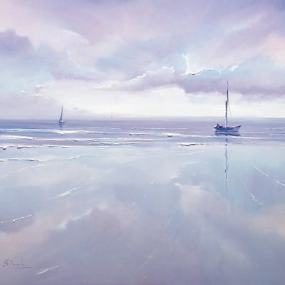 In The Peace And Calm by Bozhena Fuchs framed wall art