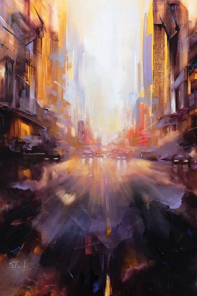 On The Way To The Sunset by Bozhena Fuchs framed wall art