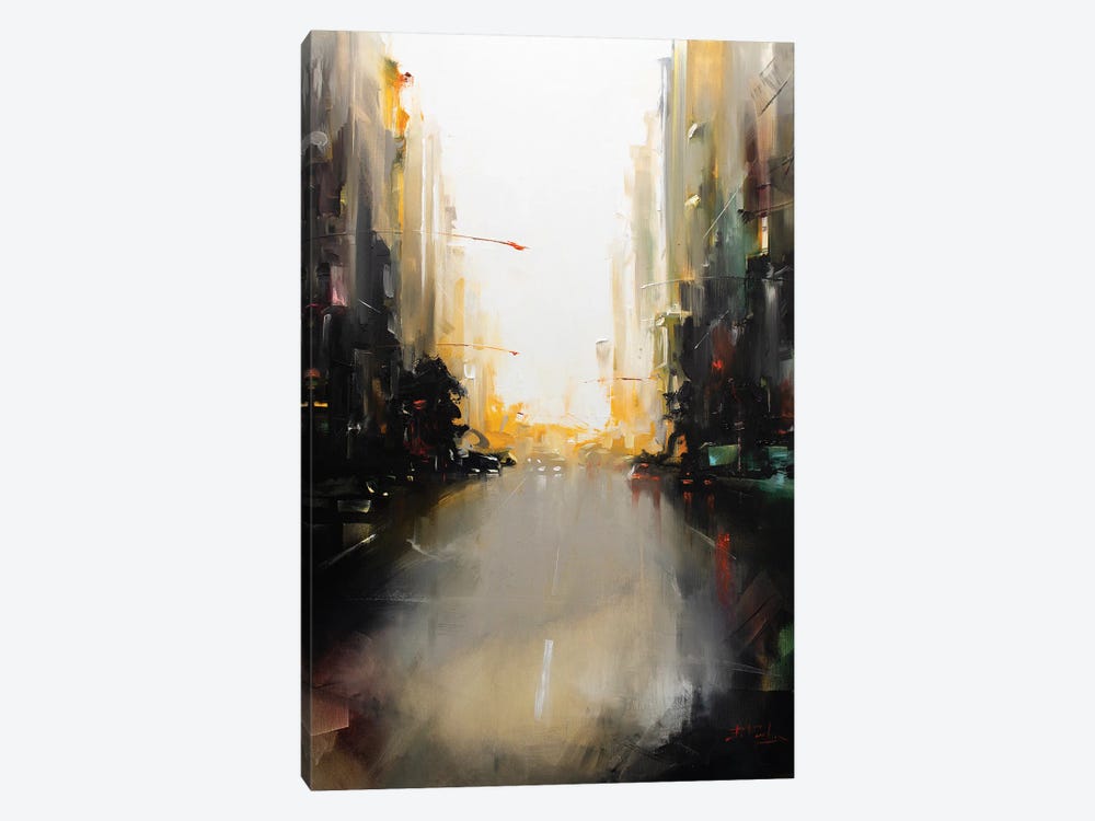 Urban Street by Bozhena Fuchs 1-piece Canvas Artwork
