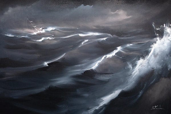 Bozhena Fuchs: Night Storm by Bozhena Fuchs