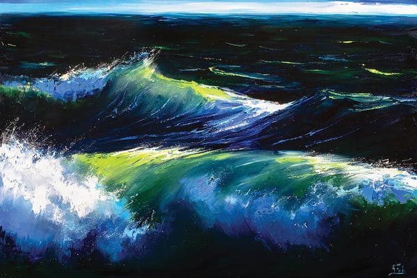 Bozhena Fuchs: Green Ocean by Bozhena Fuchs