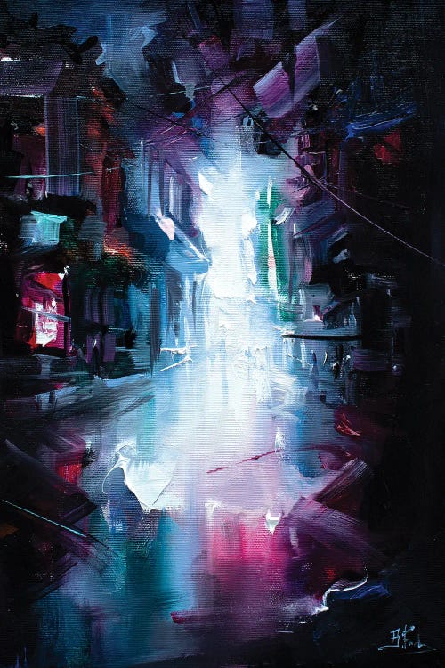 Neon Mood by Bozhena Fuchs wall art