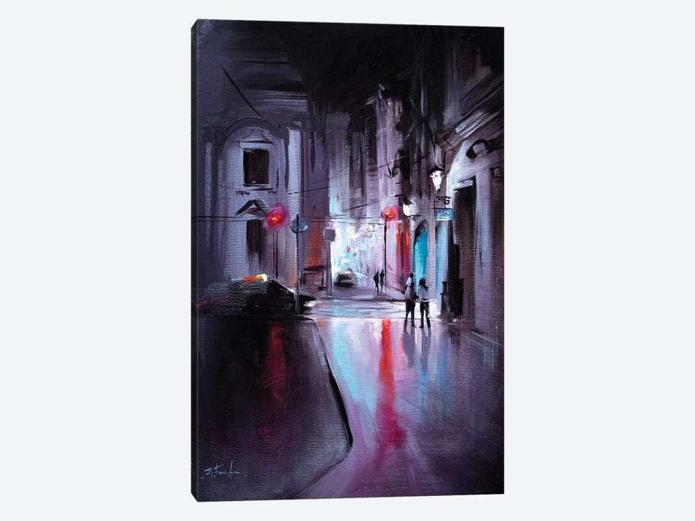 A Walk At Midnight by Bozhena Fuchs 1-piece Canvas Print