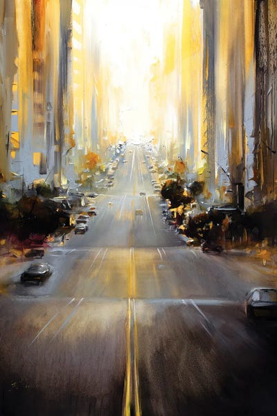 Moody Atmospheres: Sunrise Over The City by Bozhena Fuchs