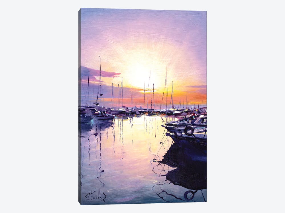 Sunrise On The Adriatic Sea by Bozhena Fuchs 1-piece Canvas Art