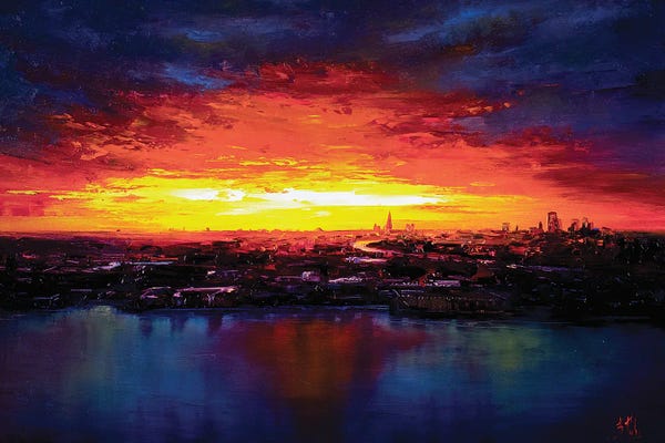 Bozhena Fuchs: London Skyline by Bozhena Fuchs