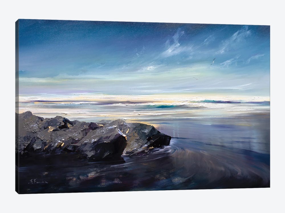 The Tide by Bozhena Fuchs 1-piece Canvas Art