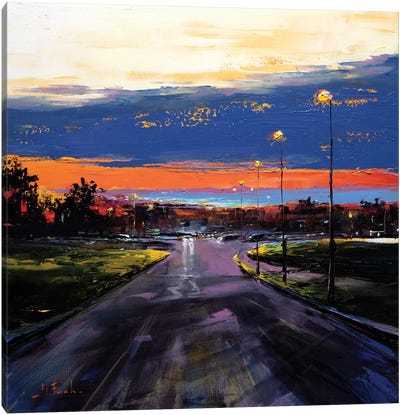 Warm Sunset Canvas Art Print - Bozhena Fuchs