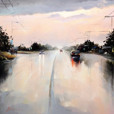 After The Warm Rain by Bozhena Fuchs framed wall art