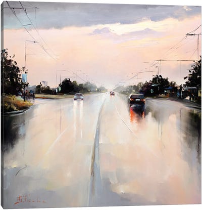 After The Warm Rain Canvas Art Print - Bozhena Fuchs