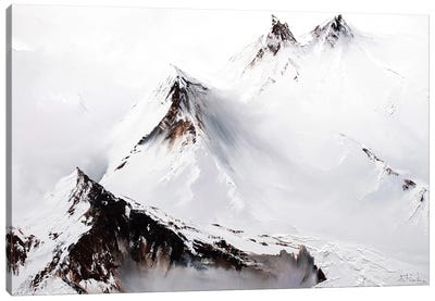 Snowy Mountains Canvas Art Print - Bozhena Fuchs