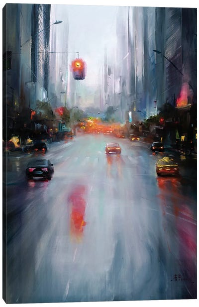 Rainy Day Canvas Art Print - Bozhena Fuchs