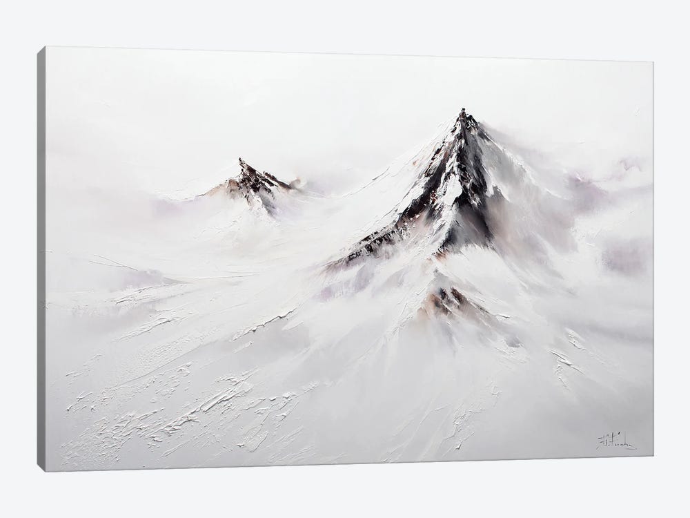 Snowy Mountain Peaks by Bozhena Fuchs 1-piece Art Print