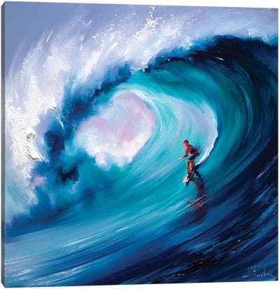 Fastest Surfer Canvas Art Print - Bozhena Fuchs