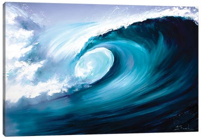Sea Spray Symphony Canvas Art Print - Bozhena Fuchs