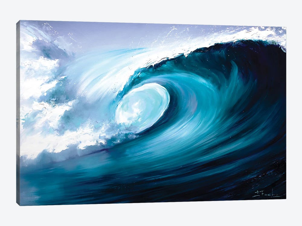 Sea Spray Symphony by Bozhena Fuchs 1-piece Canvas Print