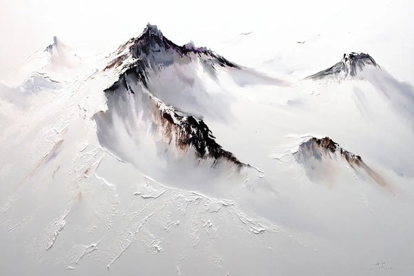 Snowy Mountains: Mountain Bliss by Bozhena Fuchs