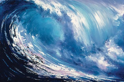 Wave by Bozhena Fuchs framed wall art