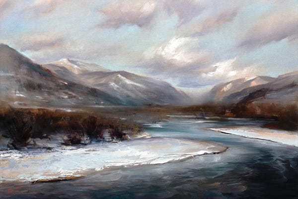 Mountain Sunrises & Sunsets: Valley Of Serene Beauty by Bozhena Fuchs