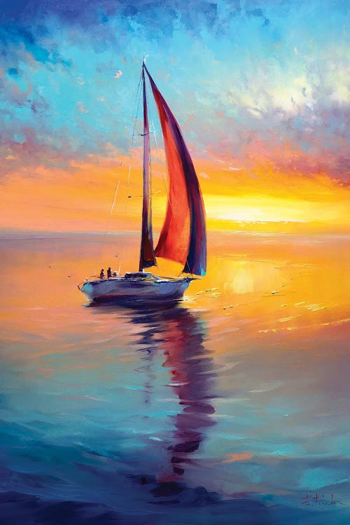 Meeting The Sun by Bozhena Fuchs wall art