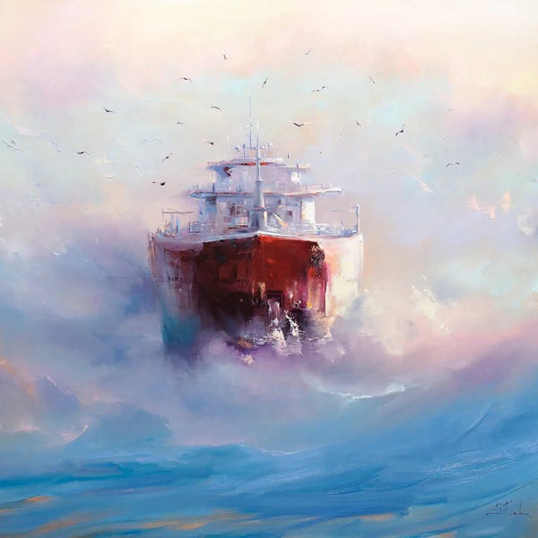 Coastal & Ocean Abstracts: Through Sunny Haze by Bozhena Fuchs