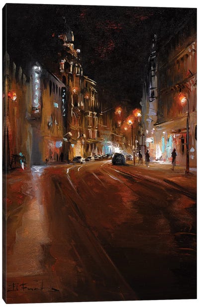 Warm Evening Canvas Art Print - Bozhena Fuchs