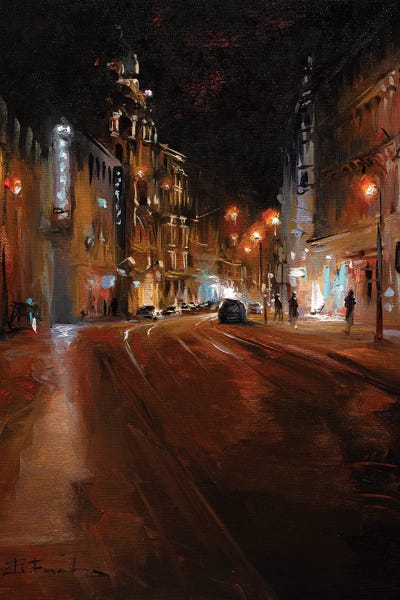 Bozhena Fuchs: Warm Evening by Bozhena Fuchs