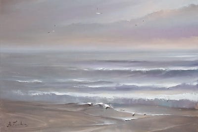 Waves Of Calm by Bozhena Fuchs framed wall art