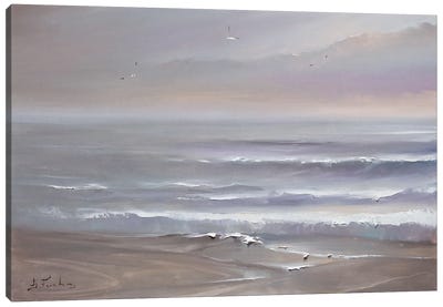 Waves Of Calm Canvas Art Print - Bozhena Fuchs
