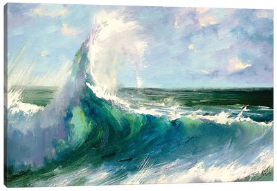 Crashing Wave Canvas Art Print - Bozhena Fuchs