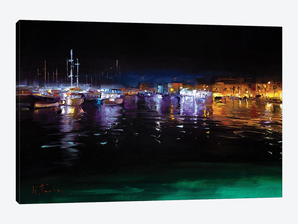 Adriatic Landscape by Bozhena Fuchs 1-piece Canvas Artwork