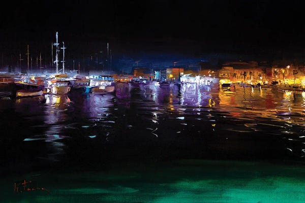 Bozhena Fuchs: Adriatic Landscape by Bozhena Fuchs
